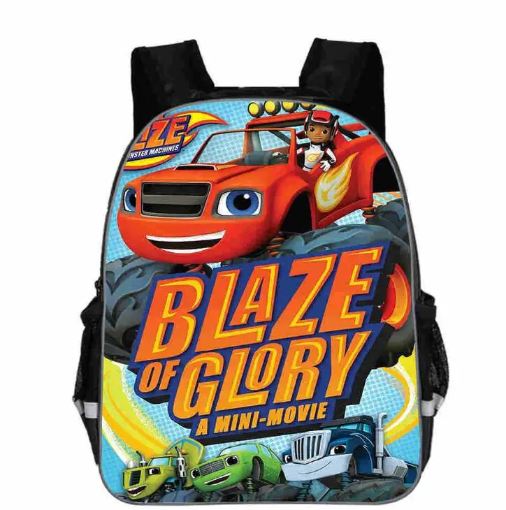as picture Blaze And The Monster Machine школьный рюкзак, Мультяшные школьные сумки для мальчиков и девочек, школьные сумки для детского сада - Цвет: as picture