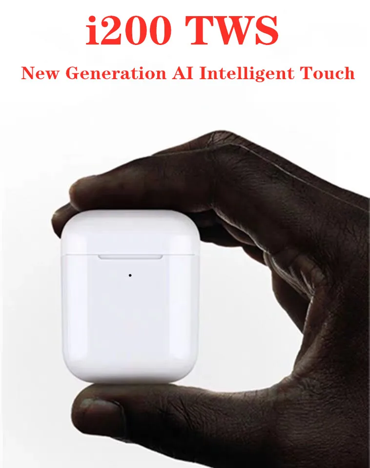 

I200 TWS Replica Pop up Air 2 Separate use Qi Wireless Charging Earphone PK w1 H1 chip i60 i20 i30 i80 i100 i200tws