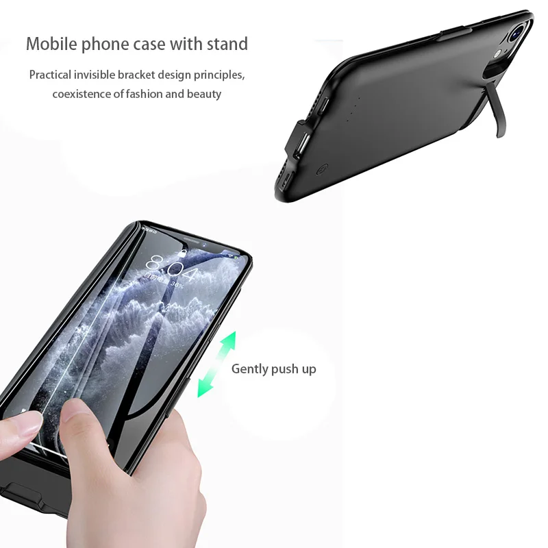 5500/6000 мАч чехол для зарядного устройства для iPhone 11 XS Max XR X XS чехол для зарядки Powerbank чехол для iPhone 11 Pro Max чехол для аккумулятора