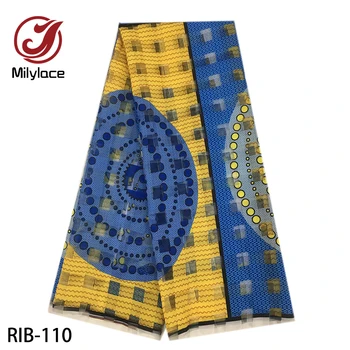 

Plaid Printed Ribbon lace fabric African wax design Ribbon semitransparent Organza Ribbon polyester fabric 5 yards per lot