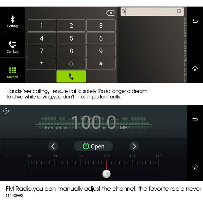 Gps Android автомобильный монитор bluetooth MP4 сенсорный экран