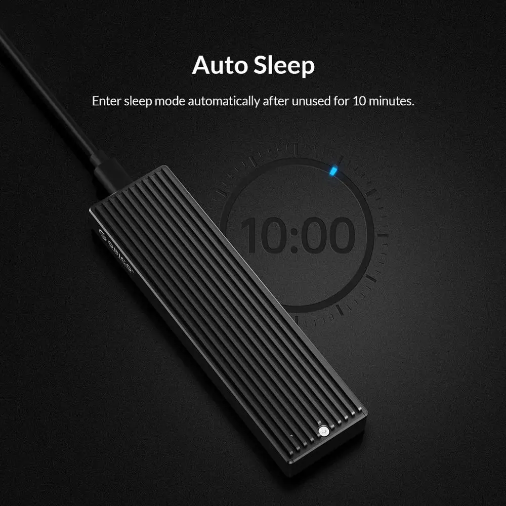 ORICO M.2 NVME Enclosure ssd enclosure hard drive enclosure M2 SATA NGFF USB Case Gen2 10Gbps PCIe SSD Case 5Gbps NGFF SATA SSD box For 2230/2242/2260/2280 m2