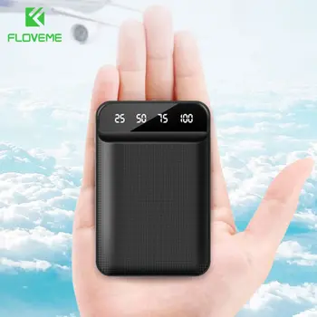

FLOVEME 10000mAh Power Bank For Xiaomi Mini Power Bank Portable External Phone Battery Charger For iPhone LED Display PowerBank