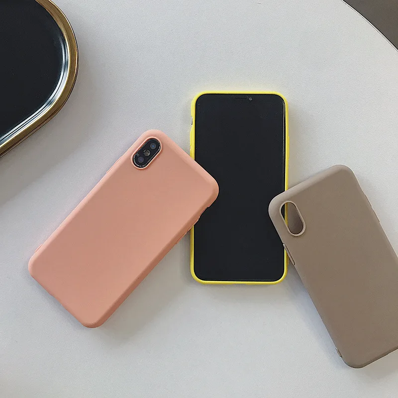 Чехол для OPPO R15X RX17 Neo ax7 F9 Pro F7 A3S R17 Ультратонкий Мягкий однотонный матовый чехол