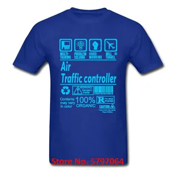 

Letter Tshirt Men T Shirt Air Traffic Controller Latest Design Crazy T-Shirts Cotton Newest Printed Mens Tops & Tees Summer