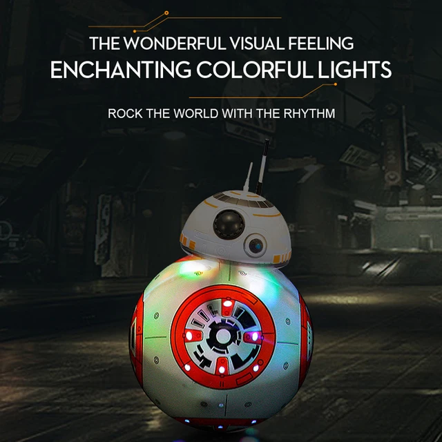 Remote Control Robot BB-8 Ball Upgrade 20.5cm RC Intelligent Robot 2.4G BB8 Toys Gift For Children With Sound Action Figure BB 8 5