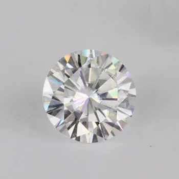 

Test Positive Including Certificate 2 ct IJ Color 8 mm Round Brilliant 3Ex Cut VVS Shape Lab Grown Loose Real Moissanite Diamond
