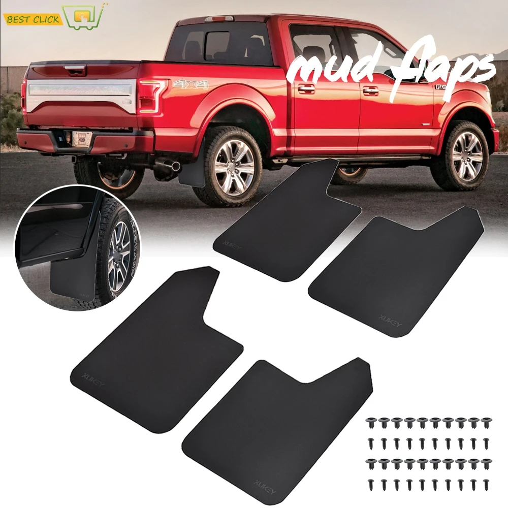 

For Ford F-Series F-150 F-250 F-350 F-450 F-600 F-650 F-750 F150 F250 F350 F450 Mud Flaps Mudflaps Splash Guards Fender Flares