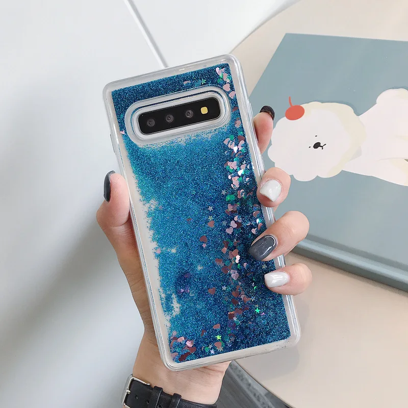 10 шт./лот Блестящий динамический чехол для телефона S7edge/S10/S8/S9P/S10 мягкий чехол для samsung Note8/9/10pro S10lite Защита оболочки