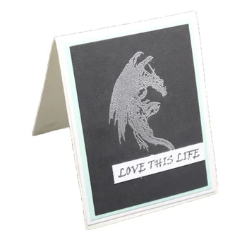 

Dragon Pattern Clear Stamps Background Transparent Silicone Seals DIY Scrapbooking Photo Album Card Making