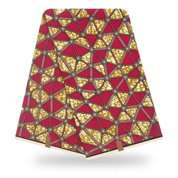 

New Arrival Hight Quality!! Veritable Real African Cotton Wax ,African Print Fabric 100% Cotton 6yards for Women Dress Y20109-3