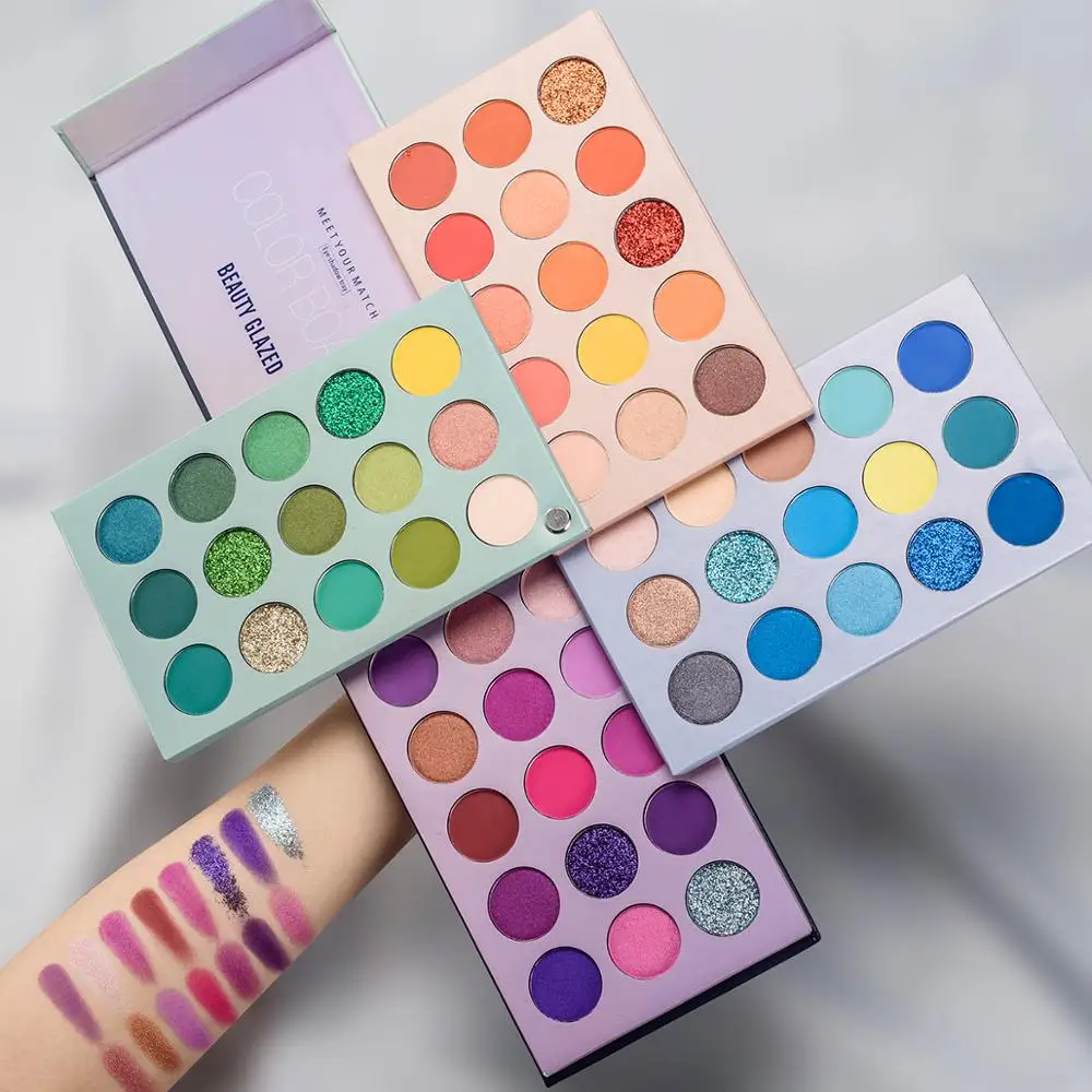 Палитра теней для век 60 цветов ультрапигментированные тени век|eyeshadow pallete|pigment