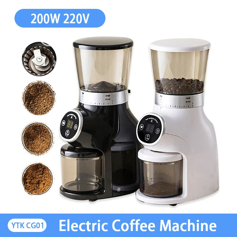 YTK Coffee Grinder Electric Multifunctional Household Stainless Steel Bean Spice Maker Grinding Machine | Бытовая техника