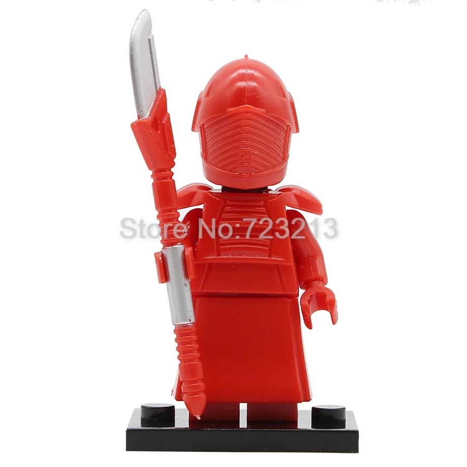 PG816 Red Guard Single Sale Star Wars Clone Trooper Figure Set SY1071 Storm Building Blocks Sets Models Bricks Toys for Children - Цвет: PG816 Red Guard