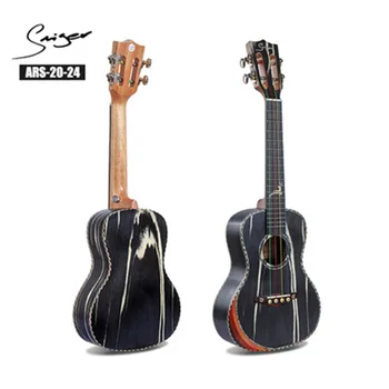 

23 Inch 4 String Rainbow Ukulele Solid Wood Striped High Quality Concert Mini Guitar Acoustic Guitar UK2361