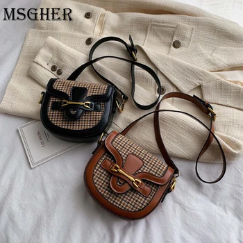 

Women Leopard Crossbody Bag Crocodile Semicircle Saddle Bags Soft Leather Shoulder Bags For Ladies Handbags Designer