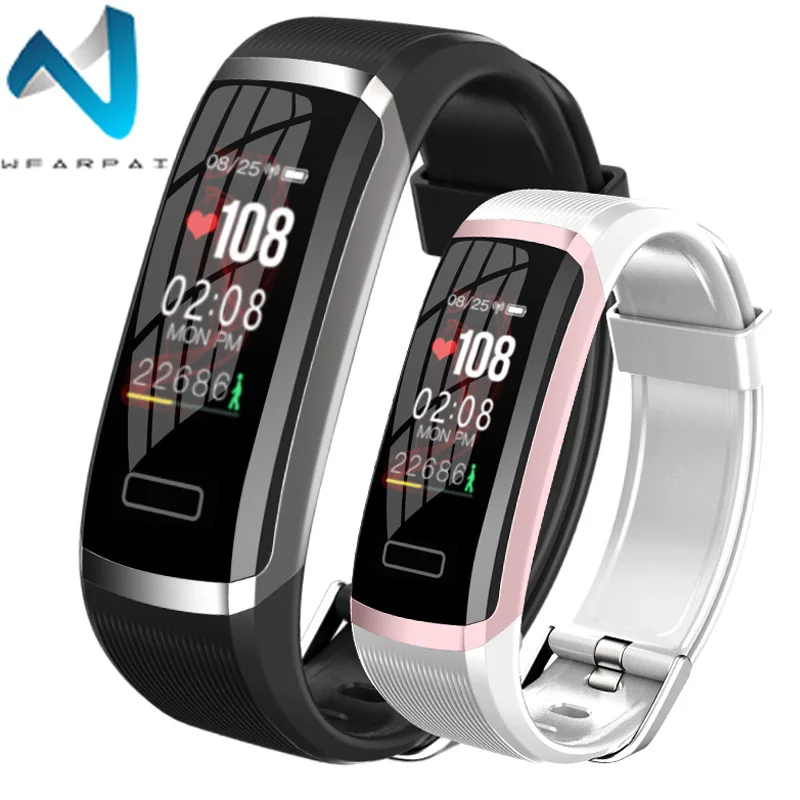 Смарт часы Wearpai FitnessTracker для мужчин и женщин пульсометр шагомер водонепроницаемые
