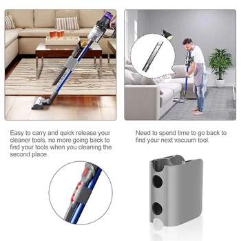 

1Pc Accessory Holder Attachment Clip for Dyson V7/V8 V10 V11 Vacuum Cleaner Part
