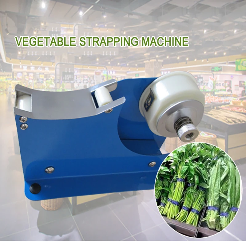 

Factory Vegetable Finishing Machine Strapping Machine Supermarket Small Semi-automatic Stainless Steel Vegetable Tying Machine