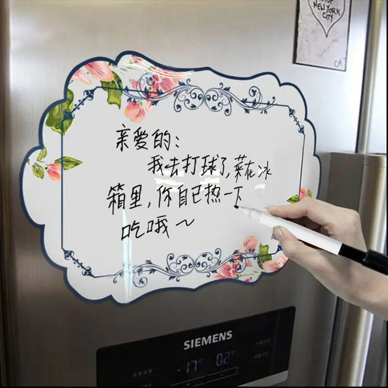 Европейская мягкая магнитная доска напоминание магнит сухое стирание холодильник доска для сообщений