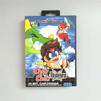 

Chiki Chiki Boys - EUR Cover With Retail Box 16 Bit MD Game Card for Sega Megadrive Genesis Video Game Console