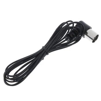 

Hot FM Antenna Female For Sound Natural Sound Stereo Receiver For FM Radio/ Hi-Fi/ DAB/ TV Indoor Use Black