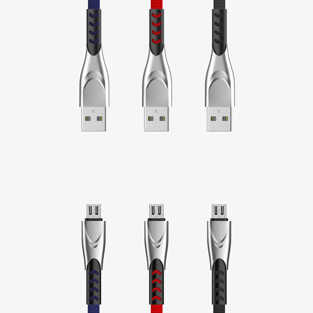FDBRO USB кабель для быстрой зарядки плоский нейлоновый кабель типа C Micro USB зарядное устройство провод шнур для IPhone IPAD huawei samsung Xiaomi