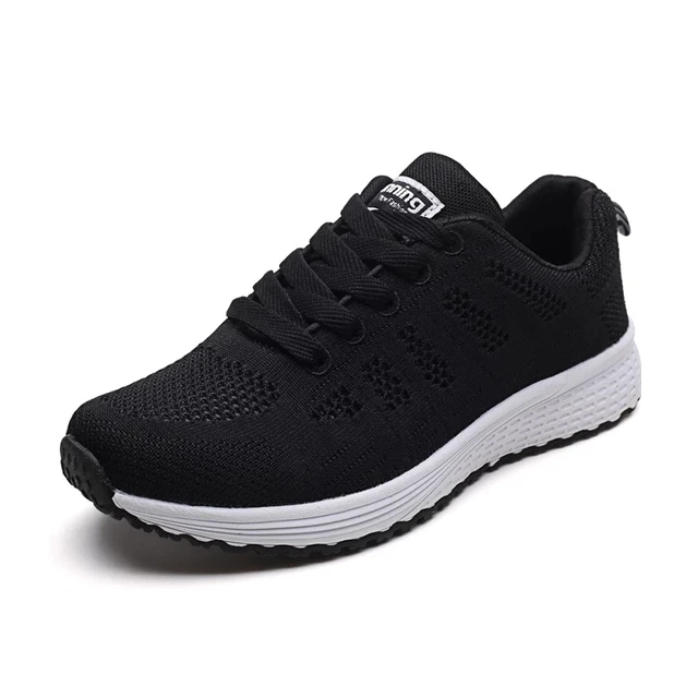 Women Casual Shoes Fashion Breathable Walking Mesh Flat Shoes Sneakers Women 2021 Gym Vulcanized Shoes White Female Footwear 5