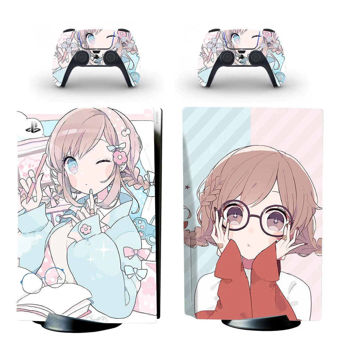 Anime Cute Girl PS5 Disc Skin Sticker Protector Decal Cover for Console &  Controller PS5 Skin Sticker Vinyl - AliExpress 44 保護 For PS5 Skin Disc Edition Anime Console and Controller Vinyl Co