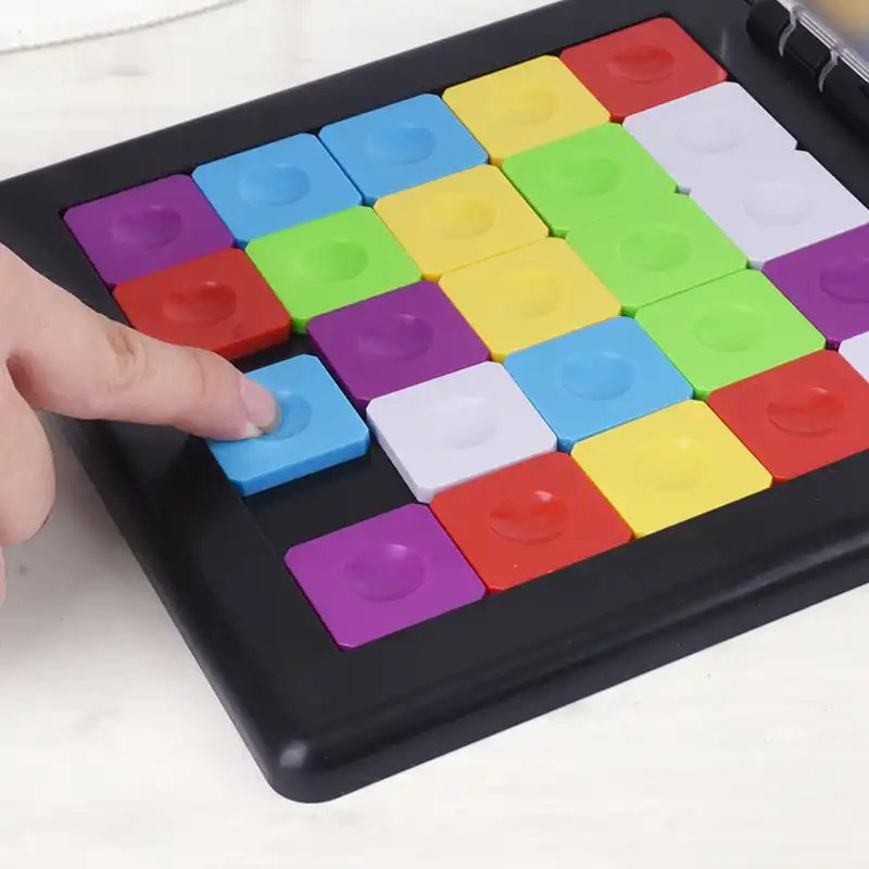 48 color digital game magic block 3d games puzzles square race