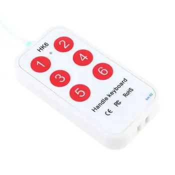 

USB Handheld Programmable Keyboard User-Defined 6 Keys Keypad PS Shortcut Key