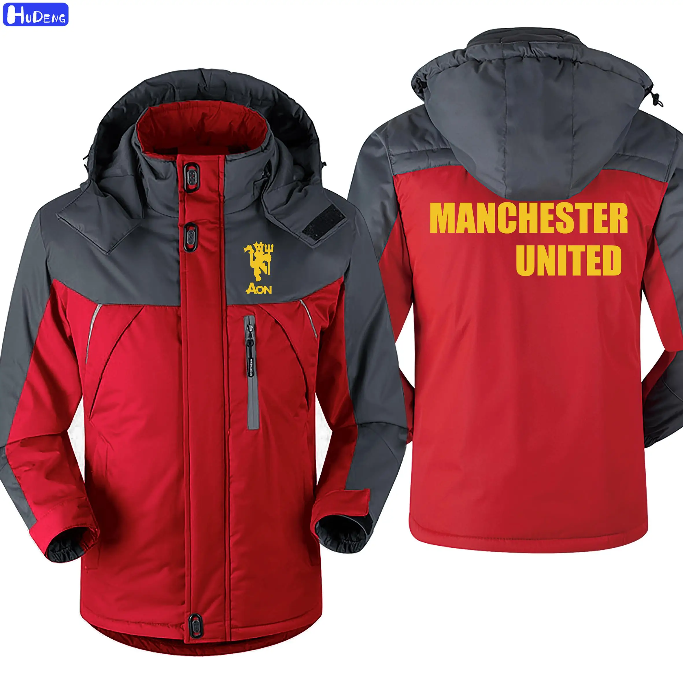 HD New Men's Coat Manchester United Football Sports Uniform MEN Sports Jacket Men Winter Man Windproof M8 Casual Cotton5-6-7XL HD New Men's Coat Manchester United Football Sports Uniform MEN Sports Jacket Men Winter Man Windproof M8 Casual Cotton5-6-7XL