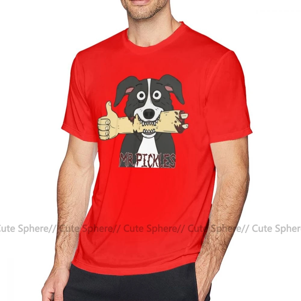 Mr Pickles Футболка Mr Pickles 02 Футболка с принтом забавная футболка классическая мужская 100 хлопок плюс размер футболка с коротким рукавом - Цвет: Red