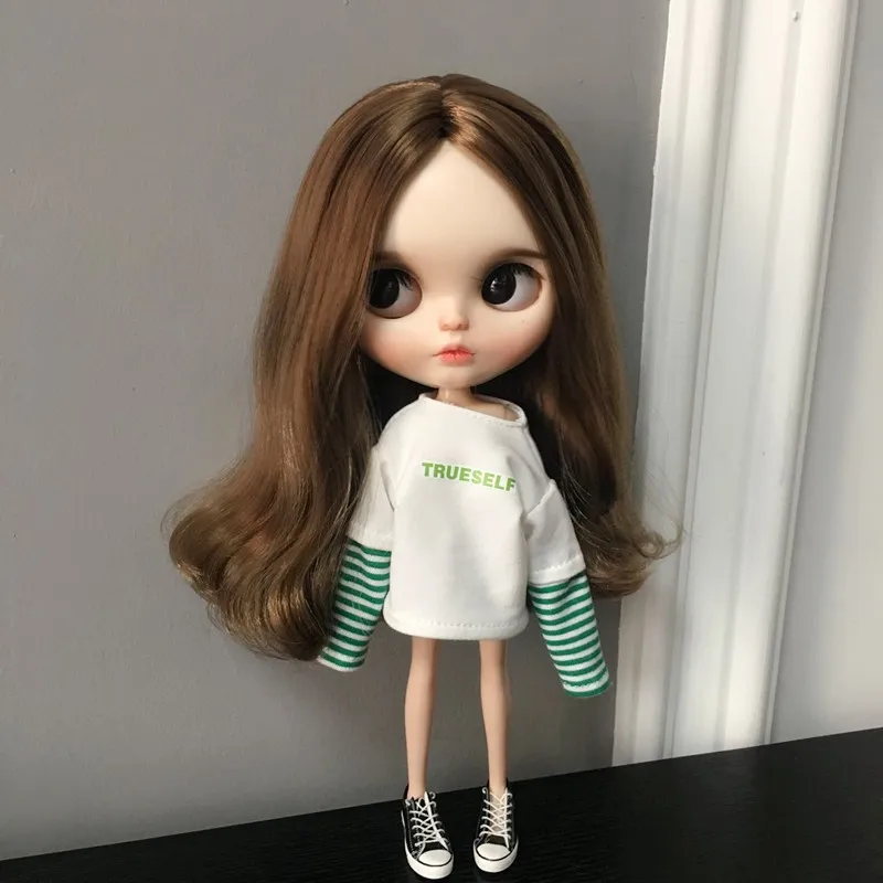 DS22 Куклы блайз Blyth Кукла одежда DS комплект куклы бжд юбка с футболкой для тела классная одежда NEO doll BJD кукла блайз - Цвет: DS22