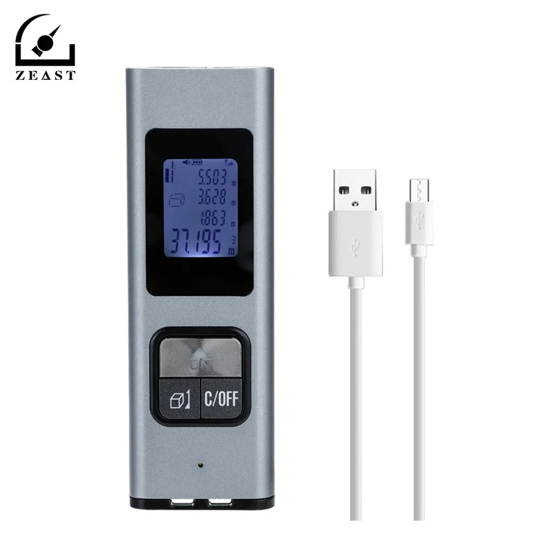 

LS-X Intelligent 40M IP54 Waterproof Handheld Laser Range Finder USB Portable Rechargeable Laser Distance Meter