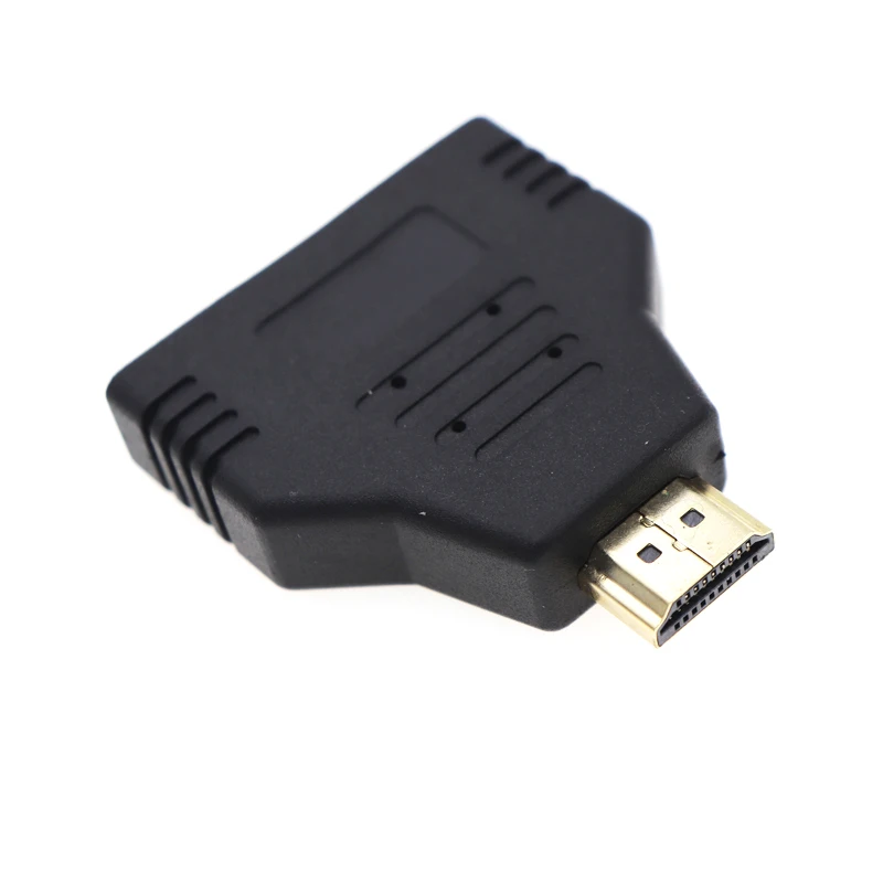 1080P 1 HDMI штекер на 2 HDMI Женский адаптер HDMI 1,4 переключатель сплиттер адаптер 1x2 видео конвертер для HDTV