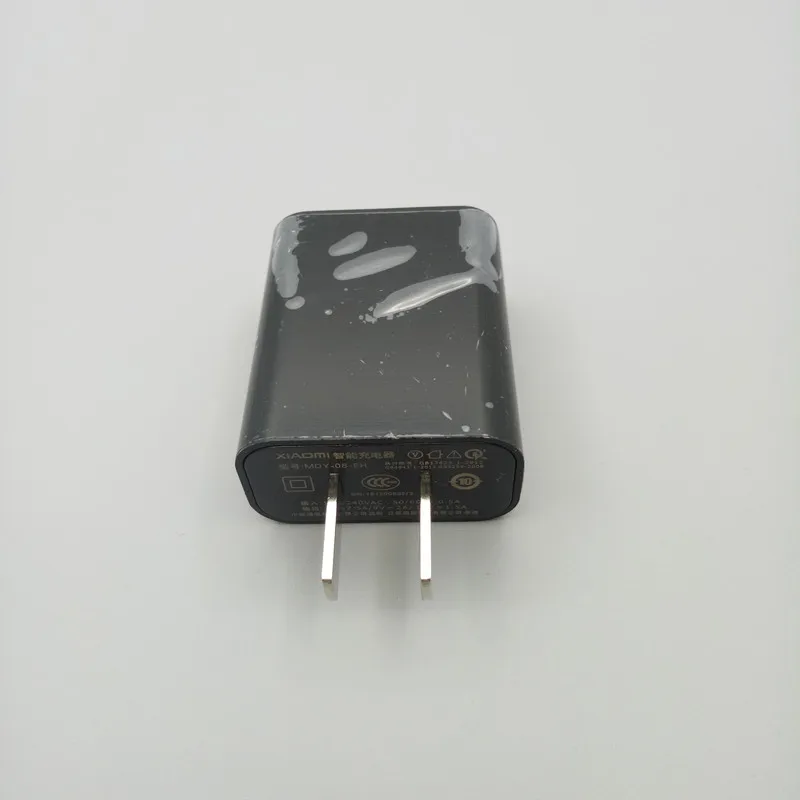 Xiao mi USB быстрое зарядное устройство QC3.0 Быстрая зарядка EU US адаптер type C кабель для mi a3 a2 a1 6x5 5S 5c 4C красный mi 8 8A 8t - Цвет: US Charger only