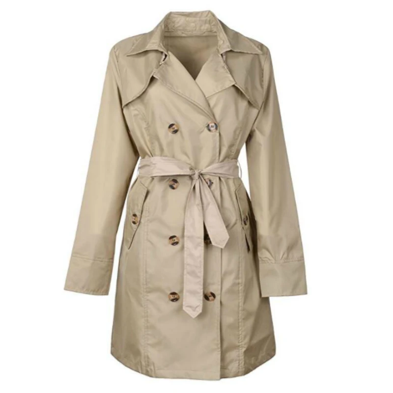 TECHOME Женская непромокаемая куртка с капюшоном, водонепроницаемая длинная куртка, ветровка, плащ, для улицы, для пеших прогулок, легкая куртка