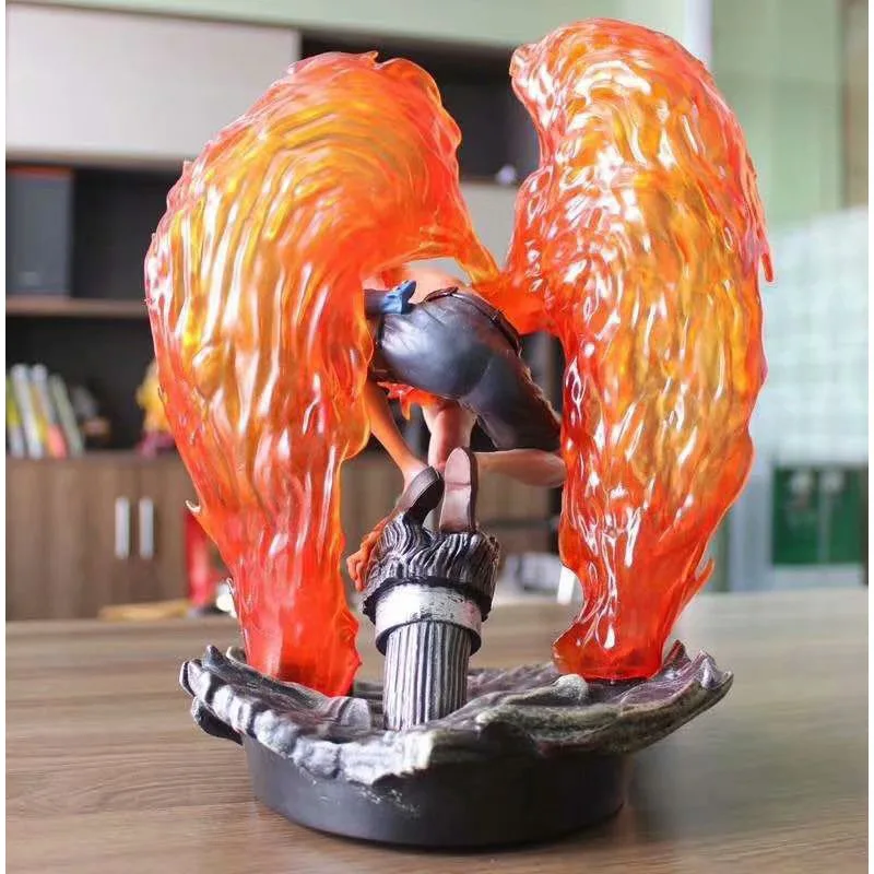 

One Piece/One Piece Ace GK Statue Ashes Yandi Fire Fists Ace Garage Kit with a King-Sized Model
