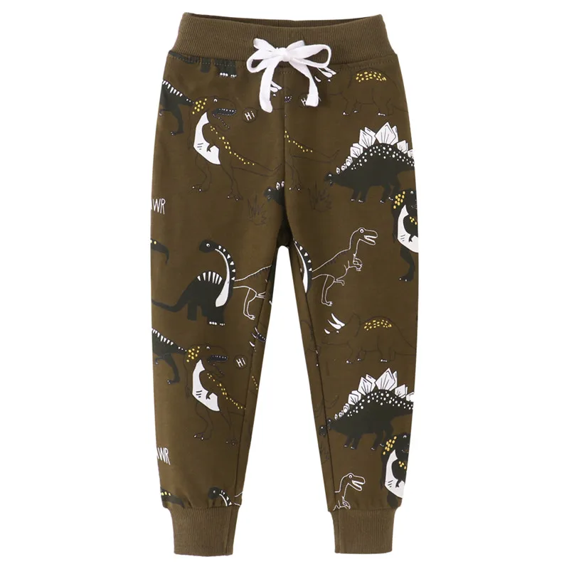 

Jumping Meters Autumn Spring Boys Sweatpants Hot Selling Dinosaurs Trousers Pants Full Length Kids Clothes Pant