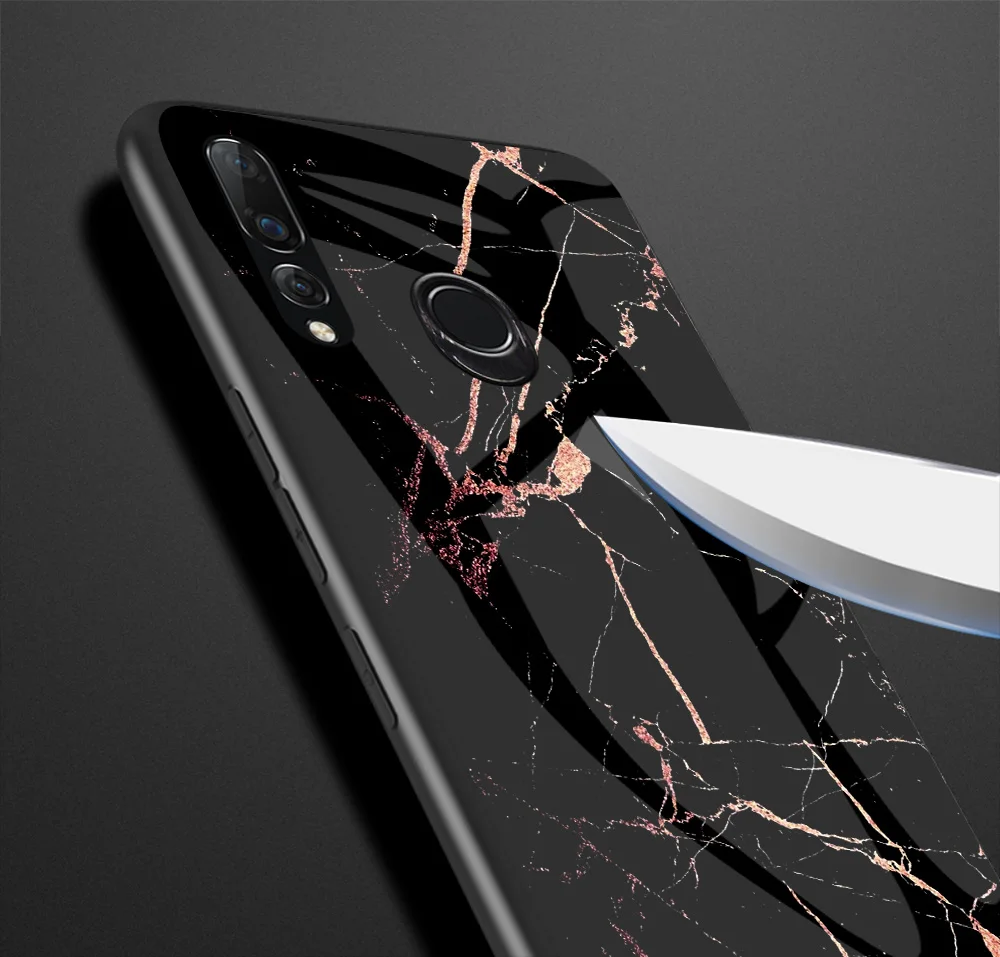 Для huawei Y9 Prime P Smart Plus Z STK-LX1 чехол мраморный глянцевый чехол из закаленного стекла для huawei Honor 10i 20i 10 20 Lite чехол
