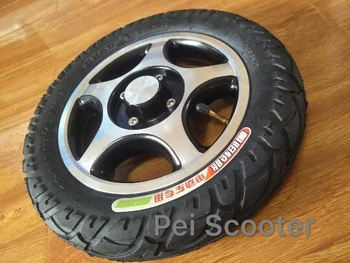 

12inch 12 inch aluminum alloy inflatable rear wheel motor drive wheel anti-slip wheelchair wheel with tires phub-12tbd