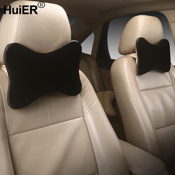 

Winter 2 PCS Brand New Car Neck Pillow Artificial Plush Soft Warm 4 Colors Headrest Automobile Accessories Fit For Most Cars