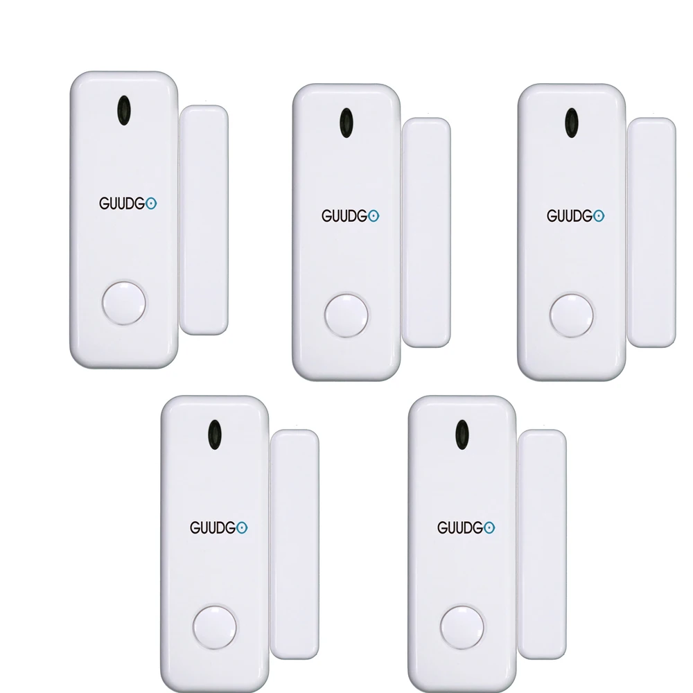 GUUDGO Wireless Door Window Sensor Detector 433MHz Open / Closed Smart Mini Door Sensor for Smart Home Security Alarm System security system keypad Alarms & Sensors