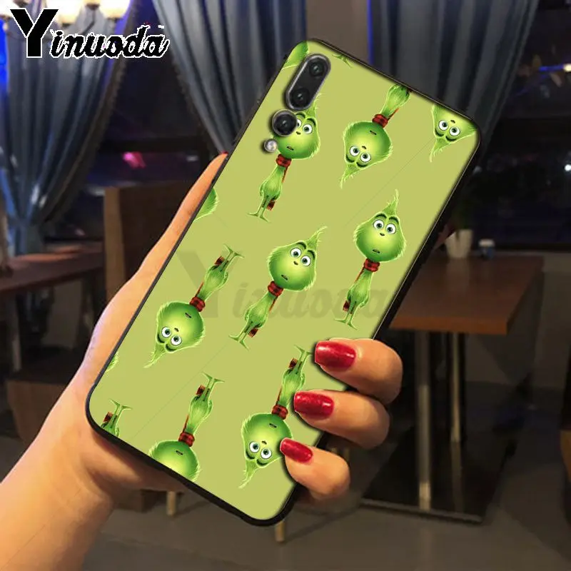 Чехол для honoer8x Green Grinch Роскошный Уникальный Дизайн чехол для телефона huawei p30 pro p20lite honor8x nova 3i P20 pro coque - Цвет: A13