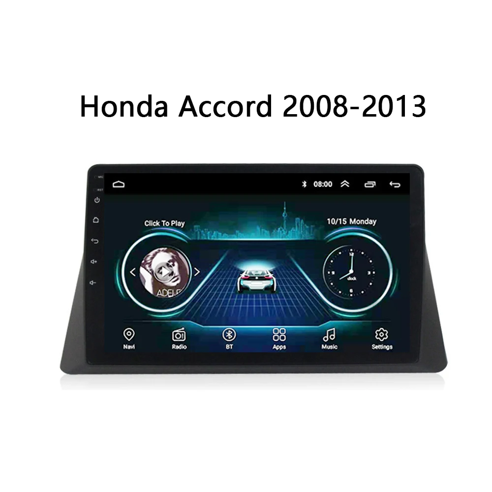Автомобильное радио для Honda accord 2008 2013 Android 8 1 10 &quotdvd плеер GPS навигация видео