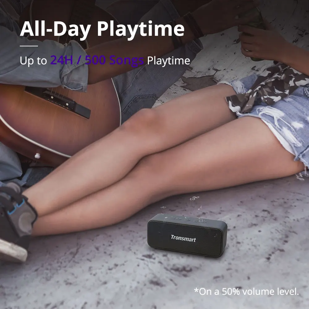 NFC Version Tronsmart T2 Plus Bluetooth 5.0 Speaker 20W Portable Column IPX7 Waterproof Soundbar TWS Voice Assistant Micro SD (4)