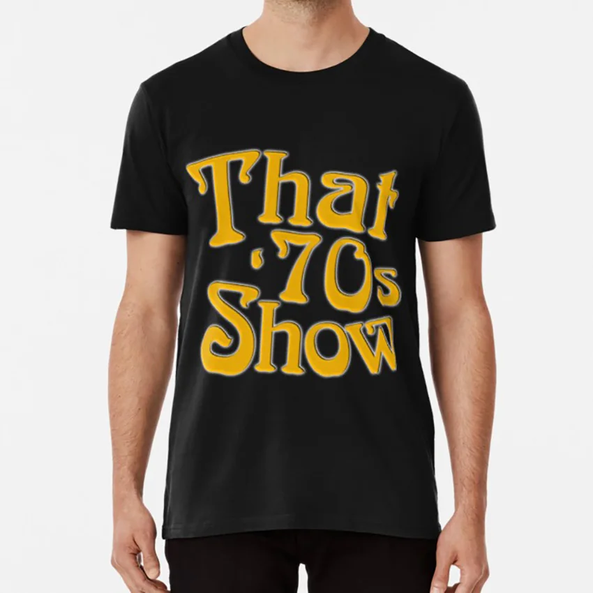 Что 70s Show логотип футболка с рисунком в виде что дизайн логотипа|Футболки| |