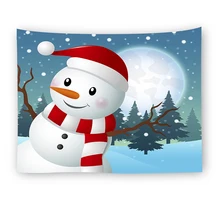 Новое поступление, Рождественский гобелен, настенный гобелен, Санта-Клаус, снеговик, лось, настенный гобелен, Настенный декор, пляжный коврик, покрывало
