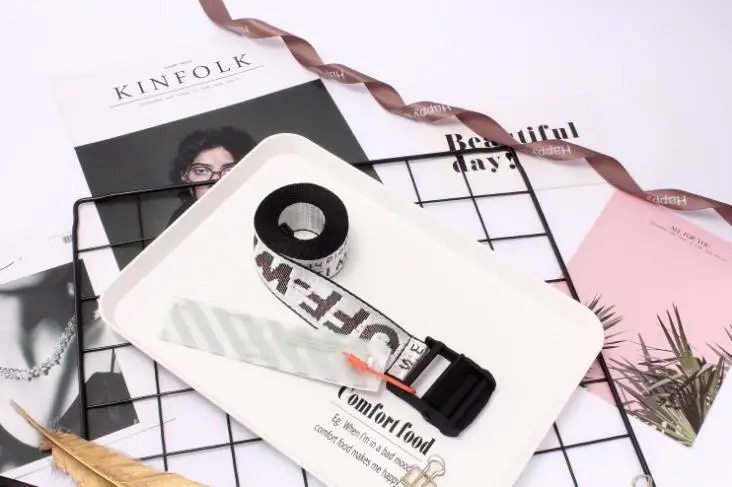 Sliver Off white ремень мужской ремень для свадьбы повседневные женские ремни Мода - Цвет: Sliver